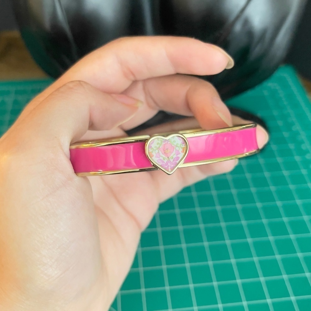Vera Bradley pink floral bracelet
